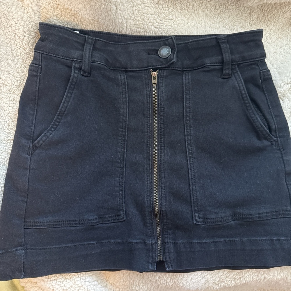 American Eagle Outfitters Dark Denim Mini Skirt
